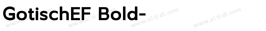 GotischEF Bold字体转换